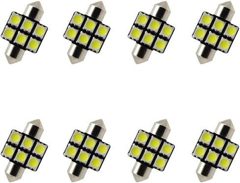 8PCS 5050 LED Interior Light Bulbs Kit Fit for Subaru Outback MK1 1996–2000, Dome Reading Glove Box Trunk Vanity Mirror Sun Visor Lights in Saudi Arabia
