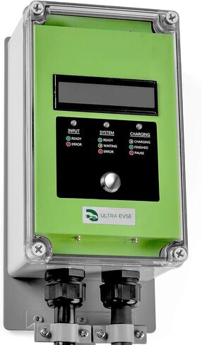 Ultra 32 Amp Electric Vehicle EV Charging Station J1772 NEMA 14-50 240V Level 2 EVSE with Display CSA Safety Certified in Saudi Arabia