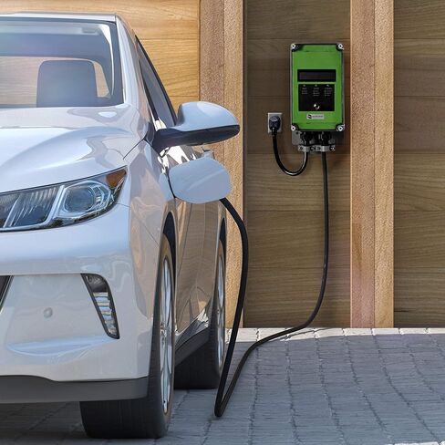 Ultra 32 Amp Electric Vehicle EV Charging Station J1772 NEMA 14-50 240V Level 2 EVSE with Display CSA Safety Certified in Saudi Arabia