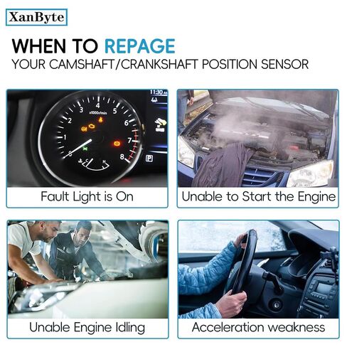 Crankshaft Position Sensor Compatible with Infiniti FX35, G35, I35, M35 & Nissan 350Z, Altima 02-06, Pathfinder 03-04, Quest, Murano, Maxima, 3.5L in Saudi Arabia
