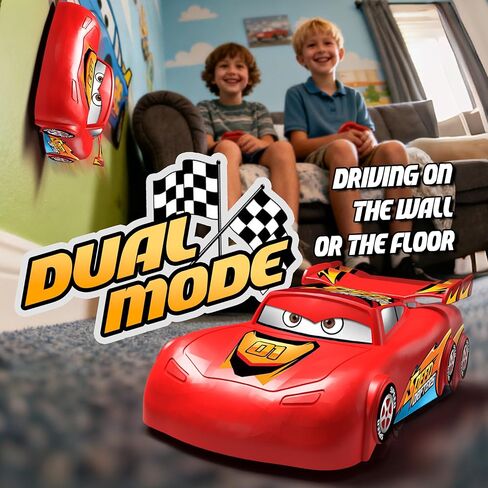 MIXSHAKE Remote Control Racing Toy for Kids, Red Cartoon Movie Car Design, Wall Climbing RC Cars, High-Speed MINI Toy Vehicle Gift for Boys Age 3 4 5 6, Christmas and Birthday Gifts in Saudi Arabia