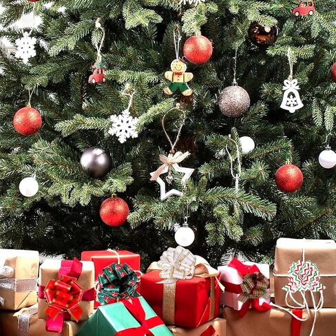12 Large Christmas Pull Bows, 5 Inch Wide Ribbons for Presents, Gift Basket & Box Bows, Christmas Gift Wrapping Ribbons in Saudi Arabia