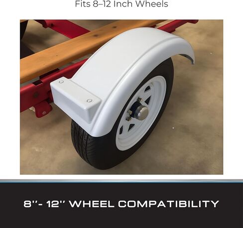 Tie Down Engineering White Plastic Trailer Fender 8-12 Wheel in Saudi Arabia