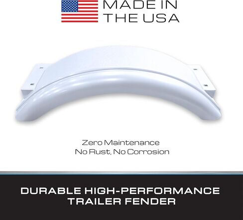 Tie Down Engineering White Plastic Trailer Fender 8-12 Wheel in Saudi Arabia