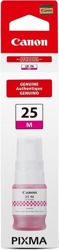 Canon GI-25 Genuine Magenta Ink Bottle, Compatible with Megatank GX2020, and GX1020 Printers in Kuwait