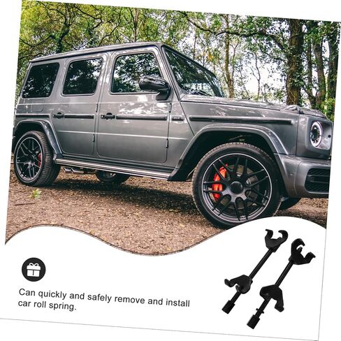 Cabilock 2pcs Shock Absorber Spring Compressor Tool Set for Coil Spring Removal Compatible Automotive Applications Sturdy and Easy to Use Strut Compressor in Saudi Arabia