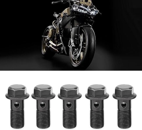 High Temperature Lug Nut Cover Cluth BoltsBrake Bolt & Washers, Unique Lug Nut, Easy Installation Scooter Motorcycle Brake Boltfor MotorcycleBanjo (M10×1mm) banjo bolts in Saudi Arabia