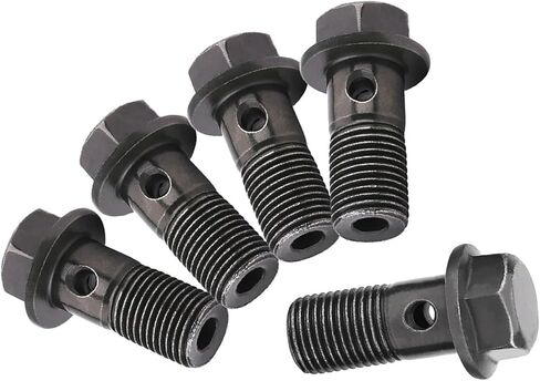 High Temperature Lug Nut Cover Cluth BoltsBrake Bolt & Washers, Unique Lug Nut, Easy Installation Scooter Motorcycle Brake Boltfor MotorcycleBanjo (M10×1mm) banjo bolts in Saudi Arabia
