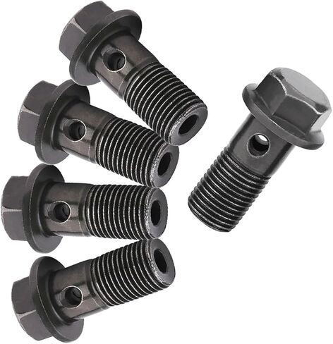 High Temperature Lug Nut Cover Cluth BoltsBrake Bolt & Washers, Unique Lug Nut, Easy Installation Scooter Motorcycle Brake Boltfor MotorcycleBanjo (M10×1mm) banjo bolts in Saudi Arabia