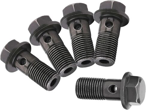 High Temperature Lug Nut Cover Cluth BoltsBrake Bolt & Washers, Unique Lug Nut, Easy Installation Scooter Motorcycle Brake Boltfor MotorcycleBanjo (M10×1mm) banjo bolts in Saudi Arabia