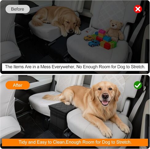Car Seat Organizer for Kia Sorento 2026 2025 2024-2021 w/Built-In Cooler Bag, Car Second Console Organizer w/Non-Slip Strips, Foldable Backseat Organize for Dog Toys Kids Snacks Travel Storage Box in Saudi Arabia