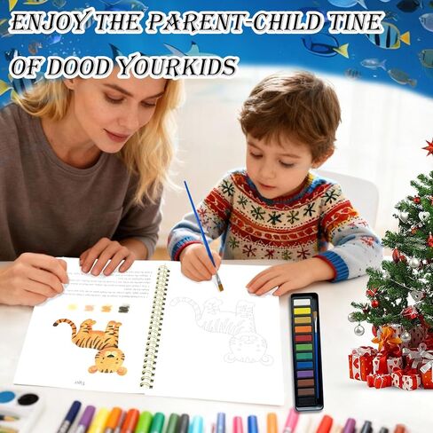 مصنف الألوان المائية للمبتدئين مع 12 لونًا - كتاب ألوان مائية وهدية فنية للمبتدئين والكبار (الشتاء) in Kuwait