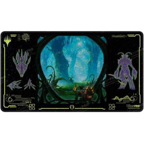 Ultra PRO - مفرش اللعب Edge of Eternities Holofoil® باللون الأخضر الأسطوري للسحر: The Gathering in Kuwait