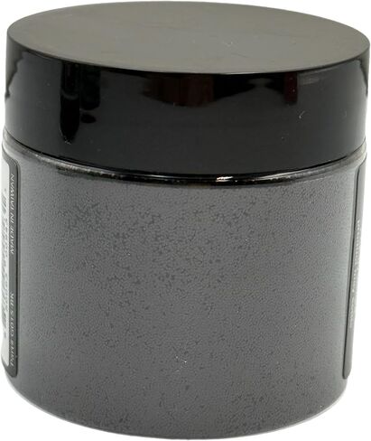Premium Small .015 High Temp Hex Glitter for Soft Plastic Bait Making - 2 oz. Bottle High Heat Resistant Lure Glitter (Jet Black - Small .015 Hex) in Saudi Arabia