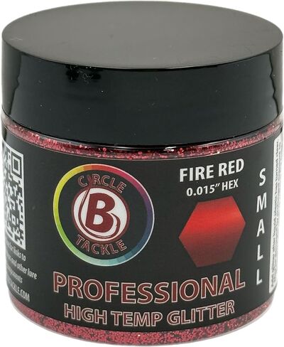 Premium Small .015 High Temp Hex Glitter for Soft Plastic Bait Making - 2 oz. Bottle High Heat Resistant Lure Glitter (Jet Black - Small .015 Hex) in Saudi Arabia