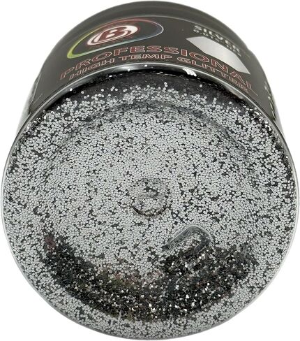 Premium Small .015 High Temp Hex Glitter for Soft Plastic Bait Making - 2 oz. Bottle High Heat Resistant Lure Glitter (Jet Black - Small .015 Hex) in Saudi Arabia