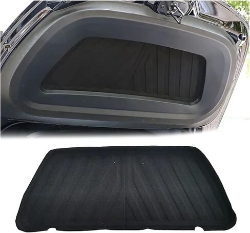 Front Engine Hood Insulation Cotton Pad Double-Layer Front Trunk Lid Mat Cover Dustproof And Soundproof, Compatible For Tesla Model Y in Saudi Arabia