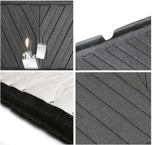 Front Engine Hood Insulation Cotton Pad Double-Layer Front Trunk Lid Mat Cover Dustproof And Soundproof, Compatible For Tesla Model Y in Saudi Arabia