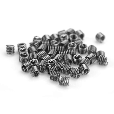 Thread Repair Kit 50-Piece, 8-32UNC*1.5D Stainless Steel Helicoil Insert Set, Wire Thread Repair Tool for Restoring Damaged Threads in Metal, Aluminum, Steel in Saudi Arabia