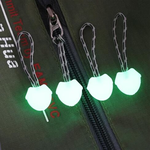 5 PCS Luminous Zipper Pulls Backpack Detachable Zipper Lanyard Universal for Luggage Case Schoolbag Outdoor Accessories, 5.5cm in Saudi Arabia