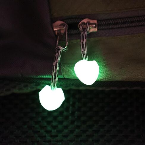 5 PCS Luminous Zipper Pulls Backpack Detachable Zipper Lanyard Universal for Luggage Case Schoolbag Outdoor Accessories, 5.5cm in Saudi Arabia