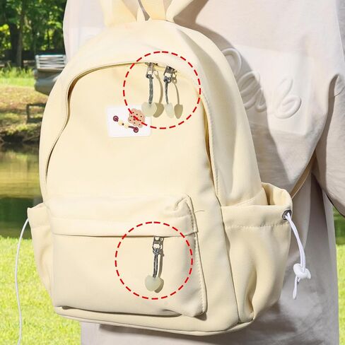 5 PCS Luminous Zipper Pulls Backpack Detachable Zipper Lanyard Universal for Luggage Case Schoolbag Outdoor Accessories, 5.5cm in Saudi Arabia