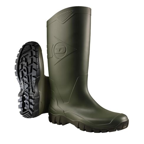DUNLOP 8677608 Chesapeake Boots with Safety Steel Toe, 100% Waterproof PVC, Lightweight and Durable Protective Footwear, Size 8 in Saudi Arabia