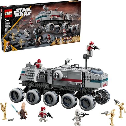 LEGO Star Wars: لعبة بناء The Clone Wars Republic Juggernaut للأطفال - مجموعة اللعب التظاهري مع 8/ شخصيات لعبة - مجموعة نماذج قابلة للتجميع للأولاد والبنات، للأعمار من 9 سنوات فما فوق - فكرة هدية لأعياد الميلاد - 75413 in Saudi Arabia