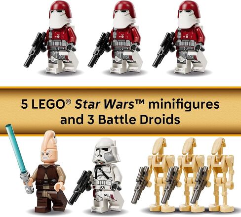 LEGO Star Wars: لعبة بناء The Clone Wars Republic Juggernaut للأطفال - مجموعة اللعب التظاهري مع 8/ شخصيات لعبة - مجموعة نماذج قابلة للتجميع للأولاد والبنات، للأعمار من 9 سنوات فما فوق - فكرة هدية لأعياد الميلاد - 75413 in Saudi Arabia