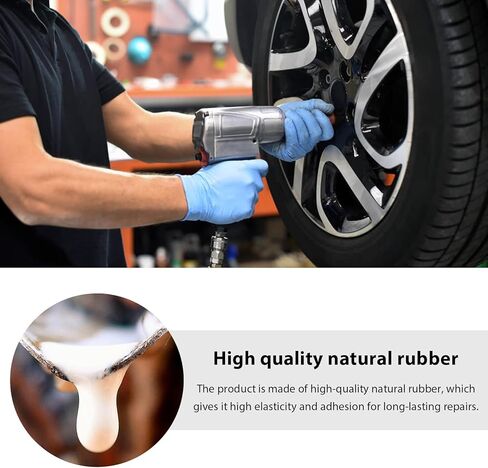 80 PCS Tire Repair Patch, 58mm Round Tubeless Patches Rubber Tyre Puncture Repair Kit, Fast Repair Heavy Duty Cold Patches for Car Truck Bike Motorcycle, Car Accessories in Saudi Arabia