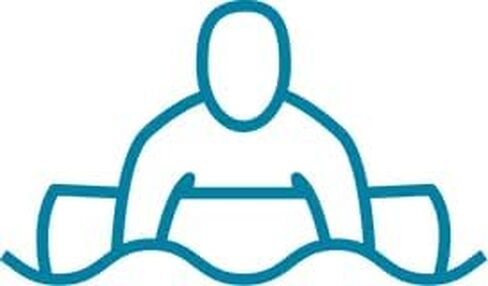 عوامة Ledge Lounger Laze Doodle Pool Noodle - متعة عائمة فاخرة - متينة ومقاومة للبهتان - مثالية لحمام السباحة والشاطئ والبحيرة - سهلة التنظيف، ملحقات حمام سباحة راقية in Saudi Arabia