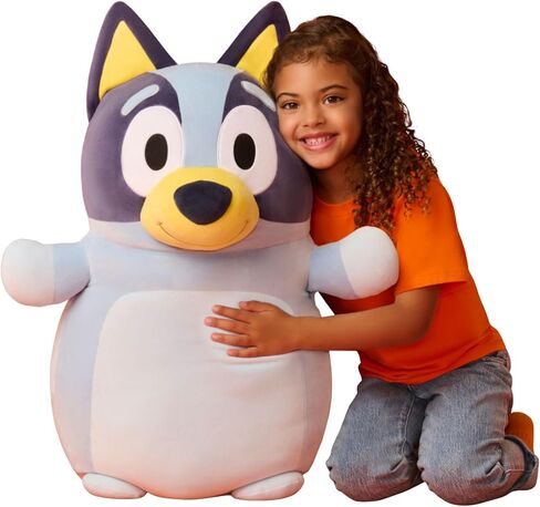 Squishmallow Original 26in Bluey HugMees - لعبة Jazwares الرسمية فائقة النعومة (جامبو) in Saudi Arabia