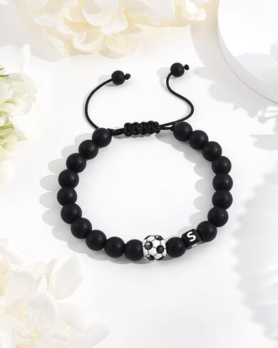 VGWON Soccer Bracelet Gifts for Boys, Gifts for Teen Boys, Birthday Graduation Christmas Back to School Gifts for Boys Son Grandson Brother Nephew in Kuwait