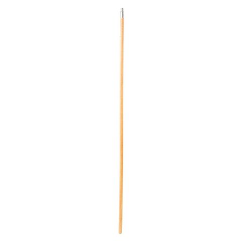 Rubbermaid Commercial Products Lacquered-Wood Broom Handle With Threaded Metal Tip, Natural for Floor Cleaning/Sweeping in Home/Office, Pack of 12 in Saudi Arabia