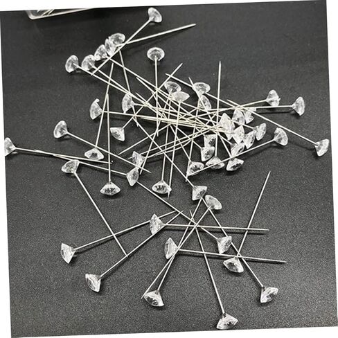 Uonlytech Decorative Sewing Pins for Crafts 20-Piece Set Diamond-Shaped Pearlized for Bouquets and Dressmaking for Weddings and Floral Arrangements in Saudi Arabia