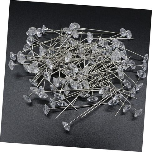 Uonlytech Decorative Sewing Pins for Crafts 20-Piece Set Diamond-Shaped Pearlized for Bouquets and Dressmaking for Weddings and Floral Arrangements in Saudi Arabia