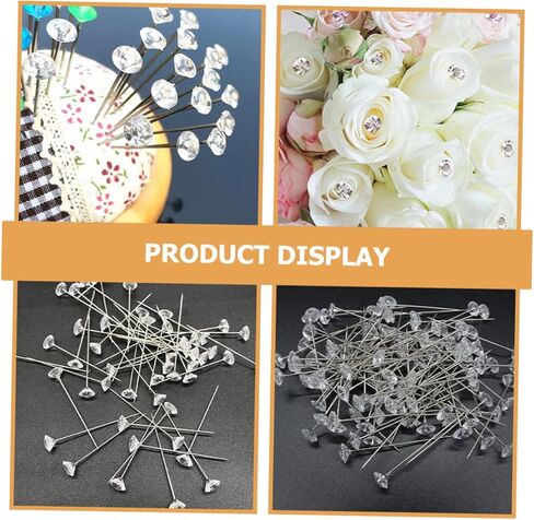 Uonlytech Decorative Sewing Pins for Crafts 20-Piece Set Diamond-Shaped Pearlized for Bouquets and Dressmaking for Weddings and Floral Arrangements in Saudi Arabia