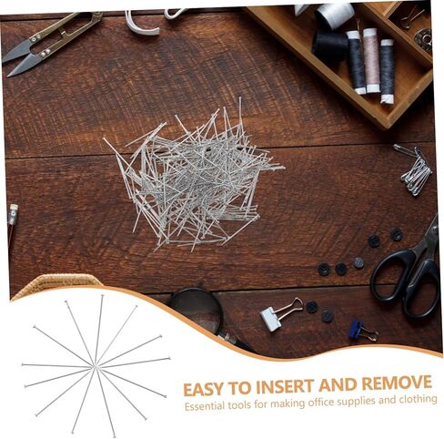 Straight Pins for Sewing Quilting Pins Convenient Box Wear Resistant Coating for Use for Craft and in Saudi Arabia