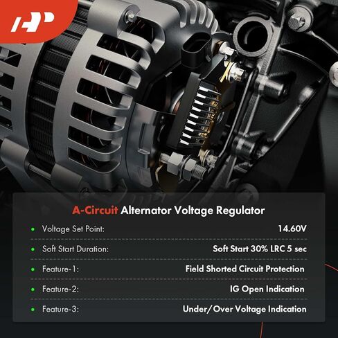 A-Premium Alternator Voltage Regulator Compatible with Land Rover Range Rover 2003-2009, Range Rover Sport 2009 & BMW X5 2000-2004, 540i 1999-2003, 740i 740iL 750iL 1999-2001, 14V A-Circuit in Saudi Arabia