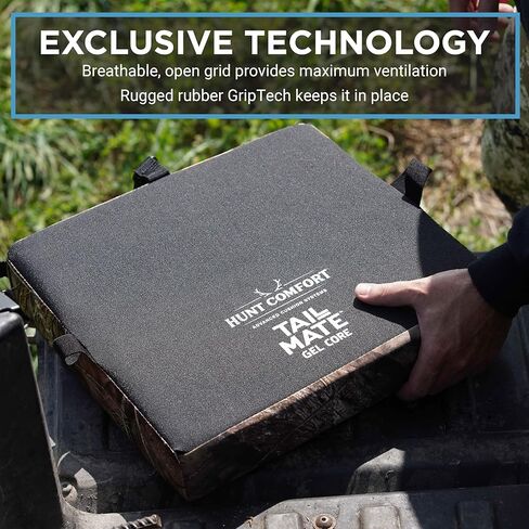 GelCore Premium Seat Cushion with Memory Foam for Stadium Seats, Office, Home, Car, Hunting, Travel, and More, Mossy Oak in Saudi Arabia