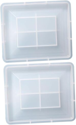 STOBOK 3pcs Picture Frame Silicone Mold for Crafting Design for Epoxy and More Smooth Silicone for Creative Projects in Saudi Arabia