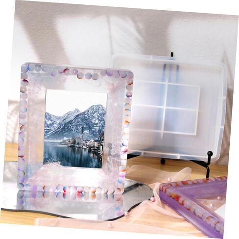 STOBOK 3pcs Picture Frame Silicone Mold for Crafting Design for Epoxy and More Smooth Silicone for Creative Projects in Saudi Arabia