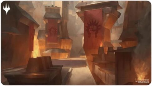 Ultra PRO - مفرش اللعب MTG Ravnica Remastered من The Boros Legion، يحمي البطاقات أثناء اللعب أو إعادة تنظيم مجموعات القائد، الاستخدام المثالي كلوحة ماوس، أو بساط مكتب للمنزل أو المكتب in Saudi Arabia