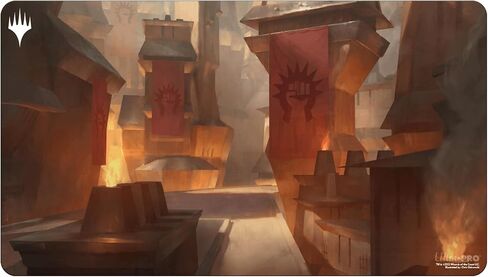 Ultra PRO - مفرش اللعب MTG Ravnica Remastered من The Boros Legion، يحمي البطاقات أثناء اللعب أو إعادة تنظيم مجموعات القائد، الاستخدام المثالي كلوحة ماوس، أو بساط مكتب للمنزل أو المكتب in Saudi Arabia