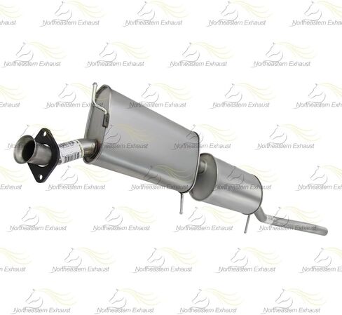 Exhaust Front & Rear Muffler w/Extension Pipe Kit Compatible for 2006-2010 Ford Explorer 4.6L | Stainless Steel | Northeastern Exhaust | Free Gasket, Spring bolt Kit, and Clamps Included in Saudi Arabia