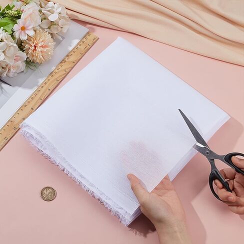 BENECREAT 39x45 بوصة نسيج قطني أسود، منسوج من الحديد على جانب واحد على نسيج بطانة حديد قابل للانصهار للبلوزات والقمصان والياقات DIY ملحقات الخياطة in Kuwait