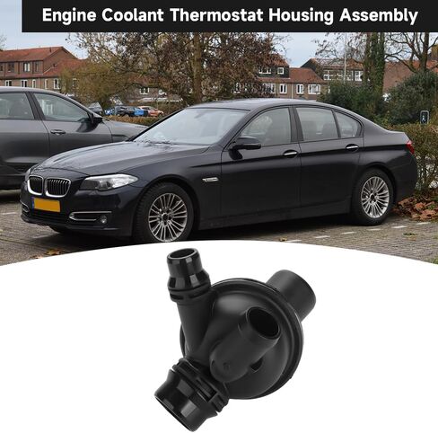 مجموعة مبيت منظم حرارة سائل تبريد المحرك - متوافقة مع BMW 535i 2011-2016 (قاعدة 3.0L L6 - غاز) - استبدال الجزء 11538671516 in Saudi Arabia