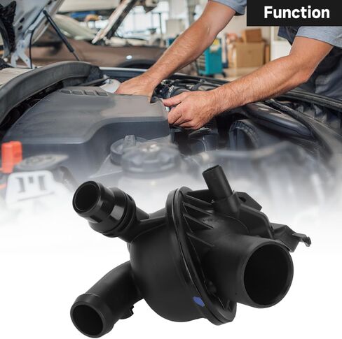 مجموعة مبيت منظم حرارة سائل تبريد المحرك - متوافقة مع BMW 535i 2011-2016 (قاعدة 3.0L L6 - غاز) - استبدال الجزء 11538671516 in Saudi Arabia