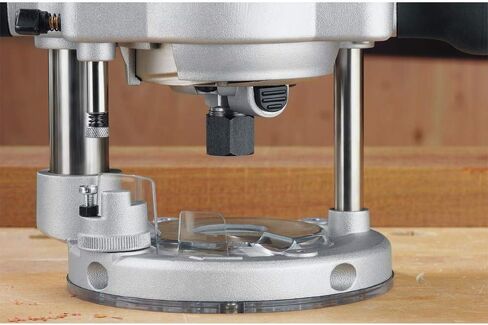 DEWALT DW618B3 12 Amp 2-1/4 Horsepower Plunge Base and Fixed Base with DW6913 Router Edge Guide with Fine Adjustment and Vacuum Adaptor in Saudi Arabia