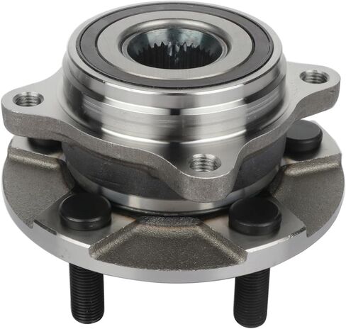 SCITOO Front 513346 and Rear 512517 4PC Wheel Hub Bearing for 2015-2020 for Ford Mustang 2.3L 3.7L 5.0L 5 Lugs w/ABS in Saudi Arabia